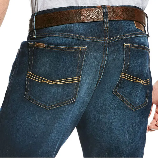 ARIAT MEN'S SLIM STRETCH LEGACY STACKABLE STRAIGHT LEG JEAN- 10022784