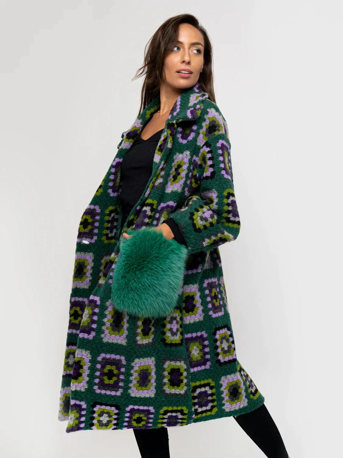 COAT- Fox pockets green