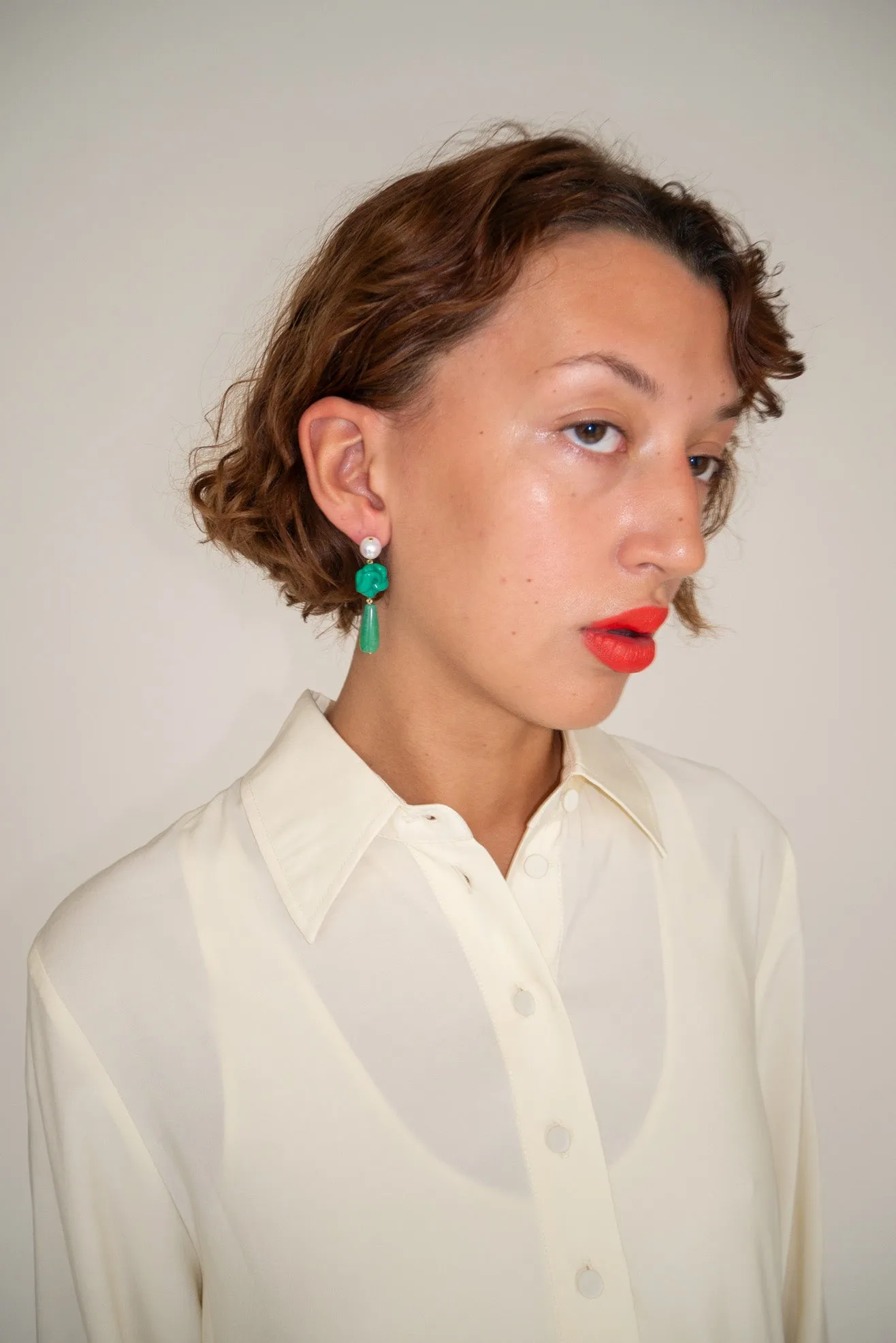 COMPLETEDWORKS, The Depths of Time Earrings, Gold