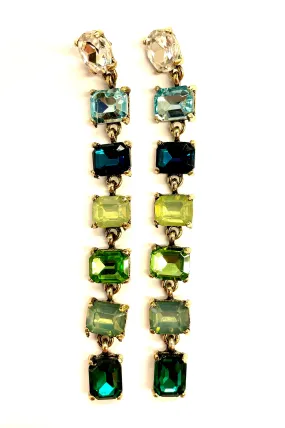 Crystal Xylophone Ear - Blue / Green