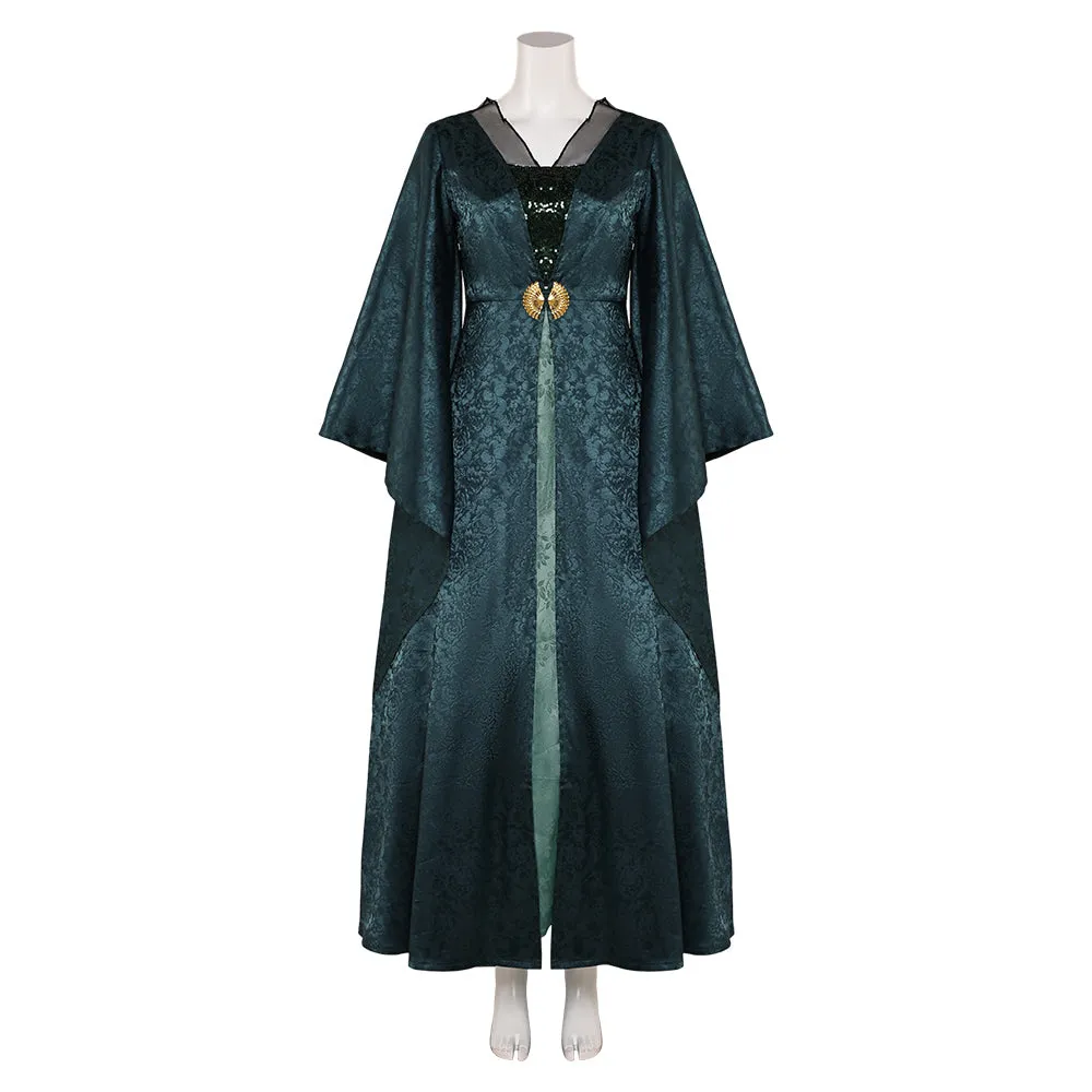 House of the Dragon Helaena Targaryen Women Green Dress Party Carnival Halloween Cosplay Costume