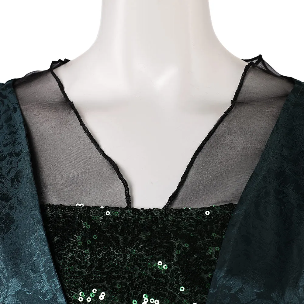 House of the Dragon Helaena Targaryen Women Green Dress Party Carnival Halloween Cosplay Costume