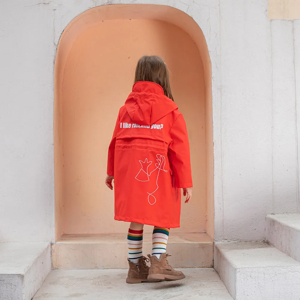 Kid’s Cartoon Print Rain Coat UPF 50 