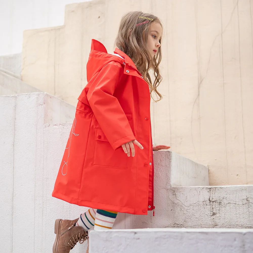 Kid’s Cartoon Print Rain Coat UPF 50 