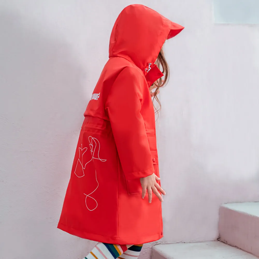 Kid’s Cartoon Print Rain Coat UPF 50 
