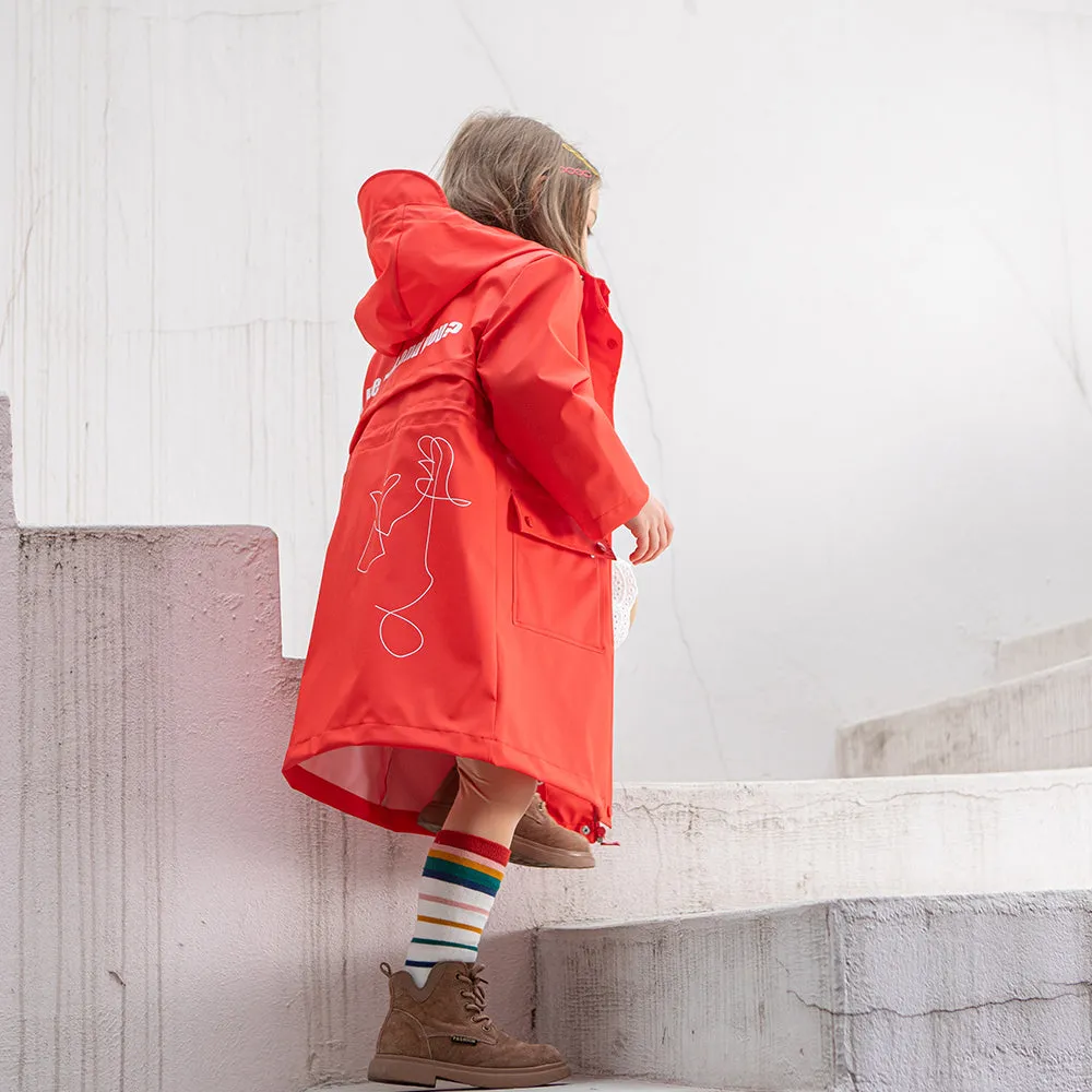 Kid’s Cartoon Print Rain Coat UPF 50 
