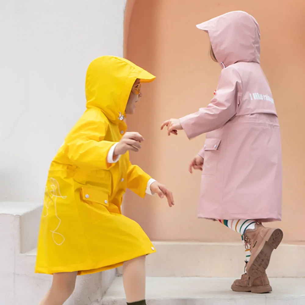 Kid’s Cartoon Print Rain Coat UPF 50 