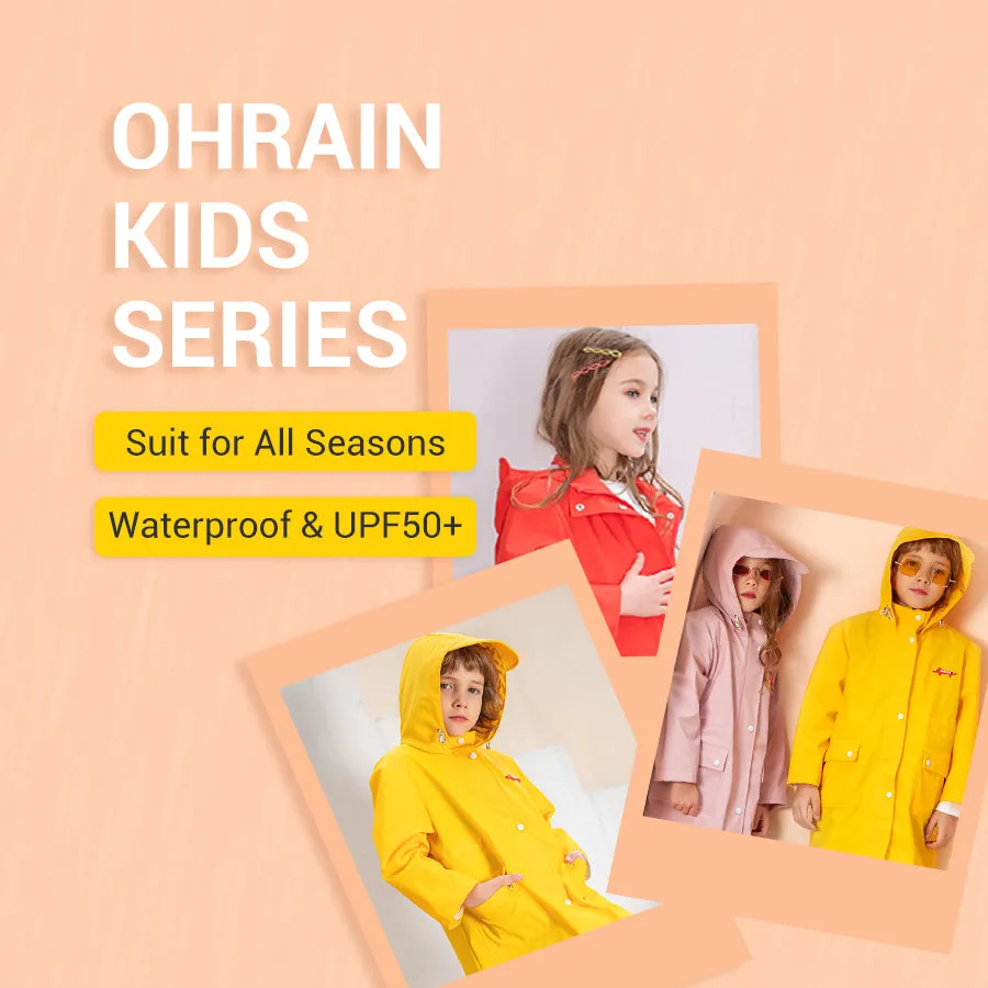 Kid’s Cartoon Print Rain Coat UPF 50 