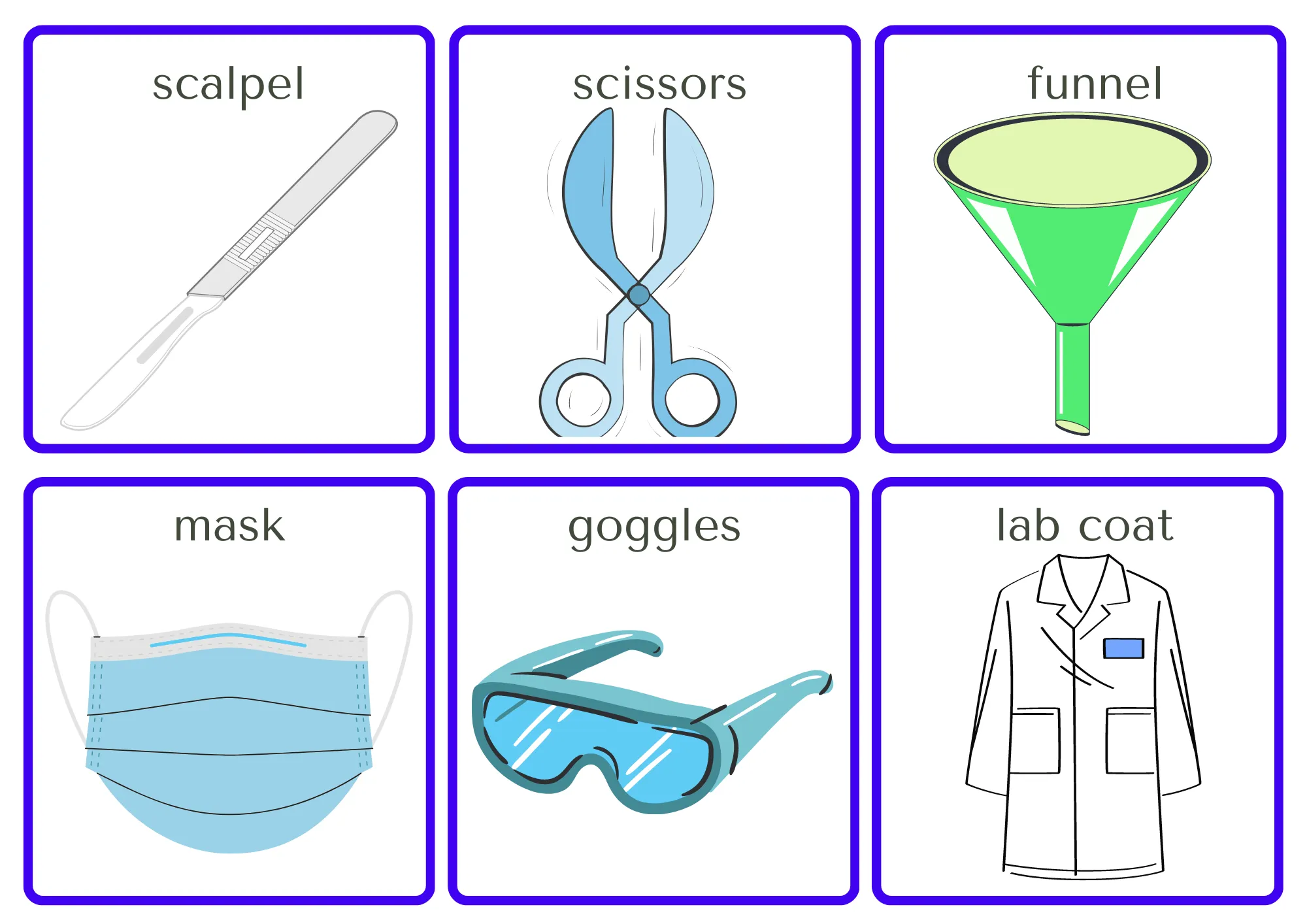 LABORATORY Flashcard Memory And Matching Game: 96 Cards (48 Pairs)