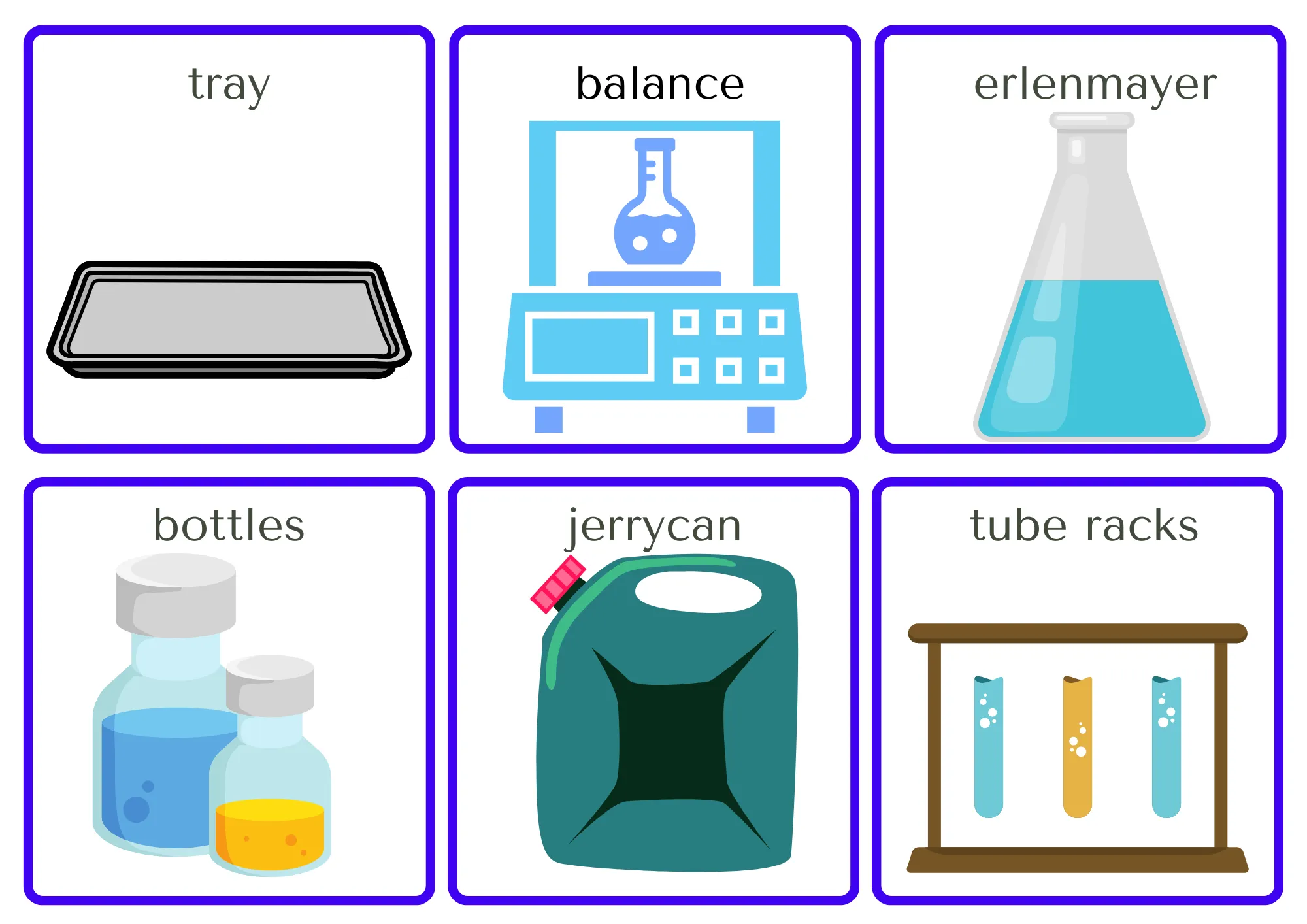 LABORATORY Flashcard Memory And Matching Game: 96 Cards (48 Pairs)