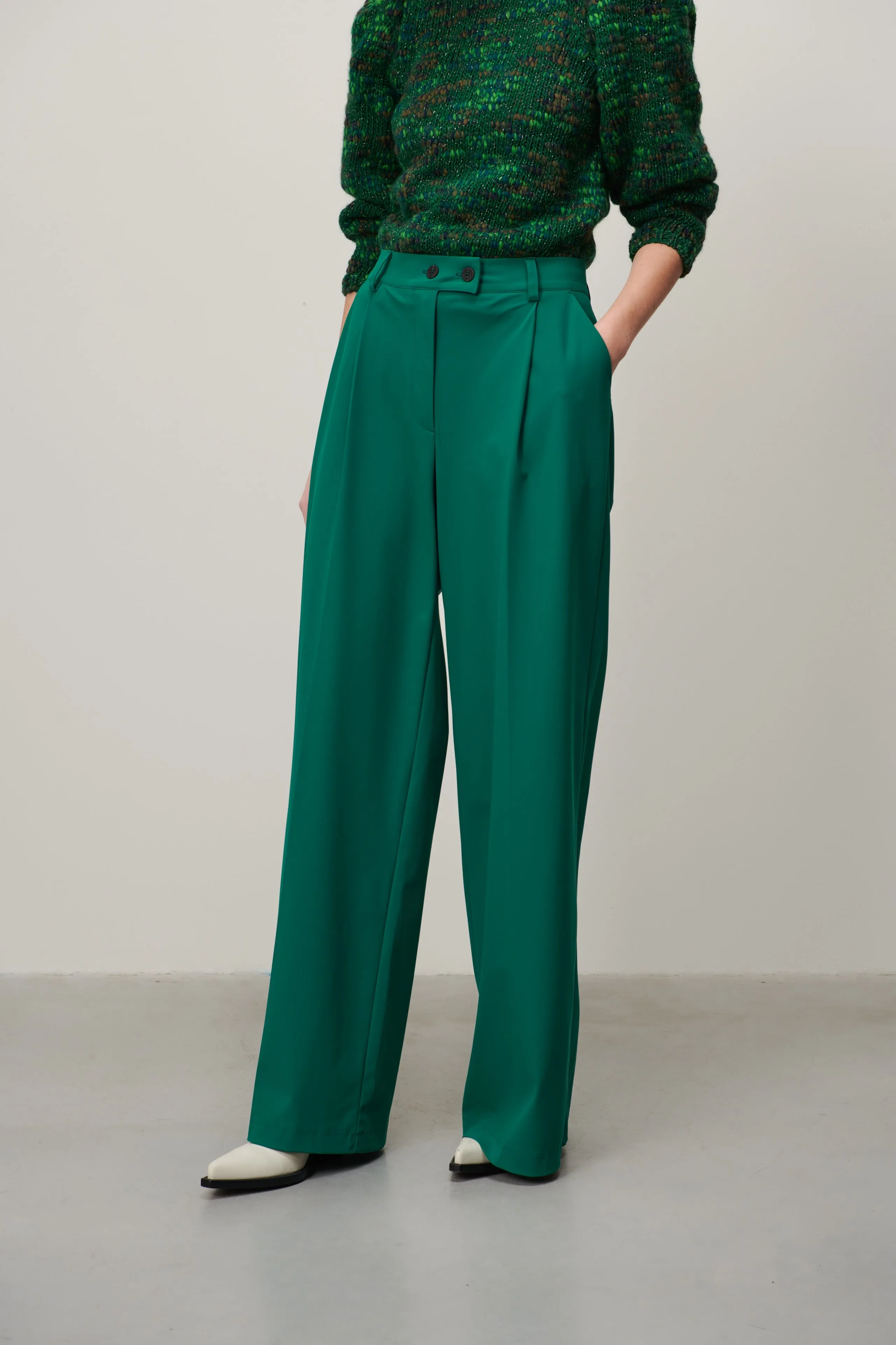 Marga Pants Technical Jersey | Green