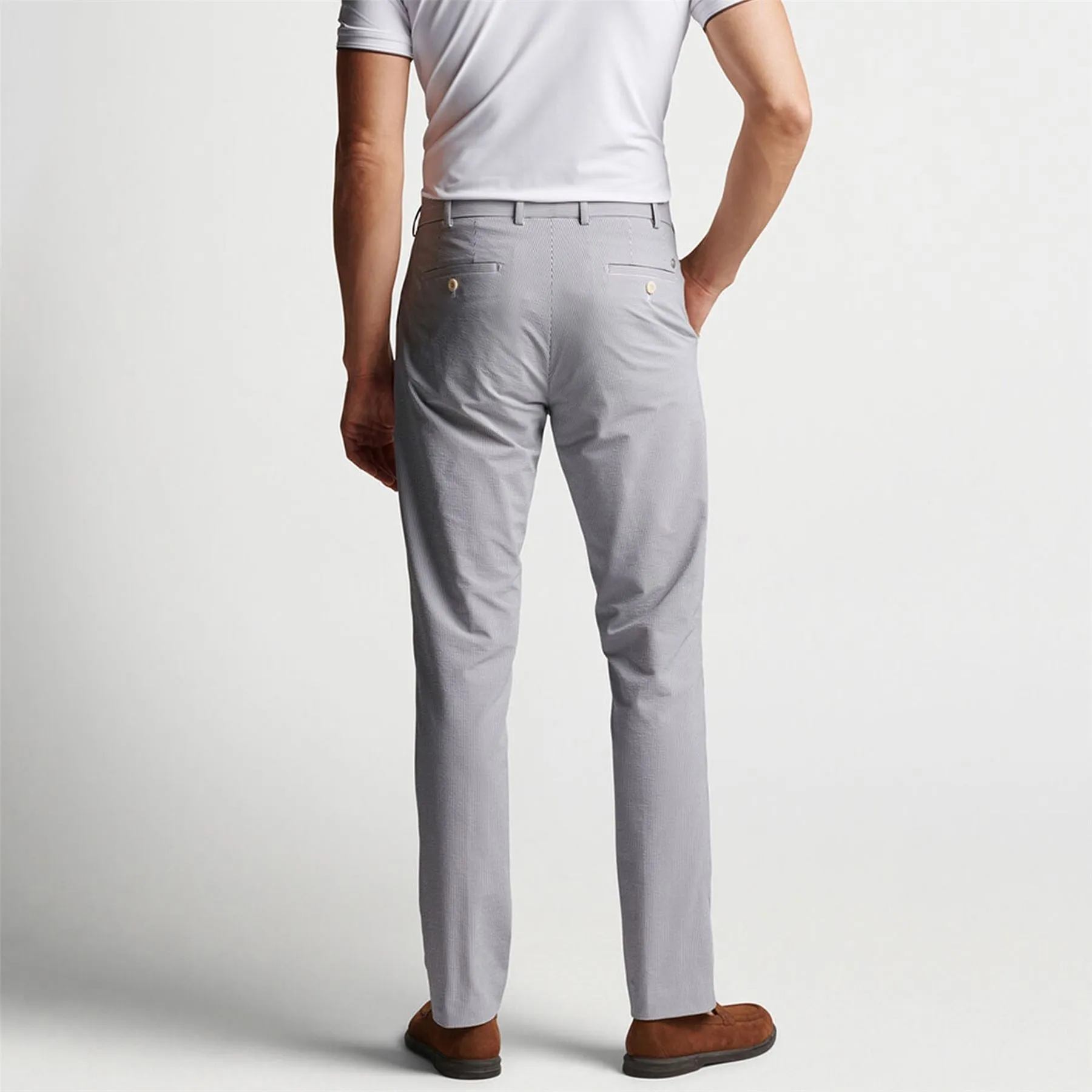 Matlock Seersucker Performance Trouser Espresso - SS23
