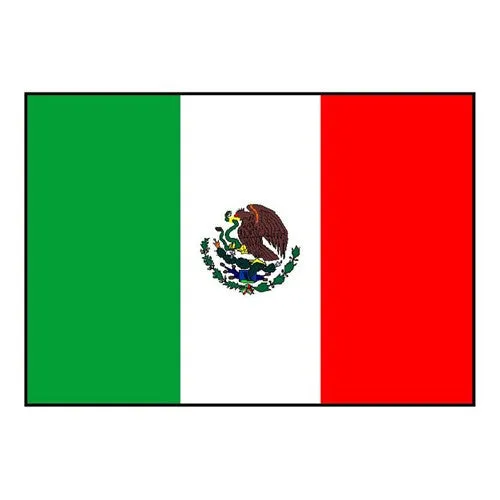 Mexico Flag with Stick 6" x 4" | 1 ct