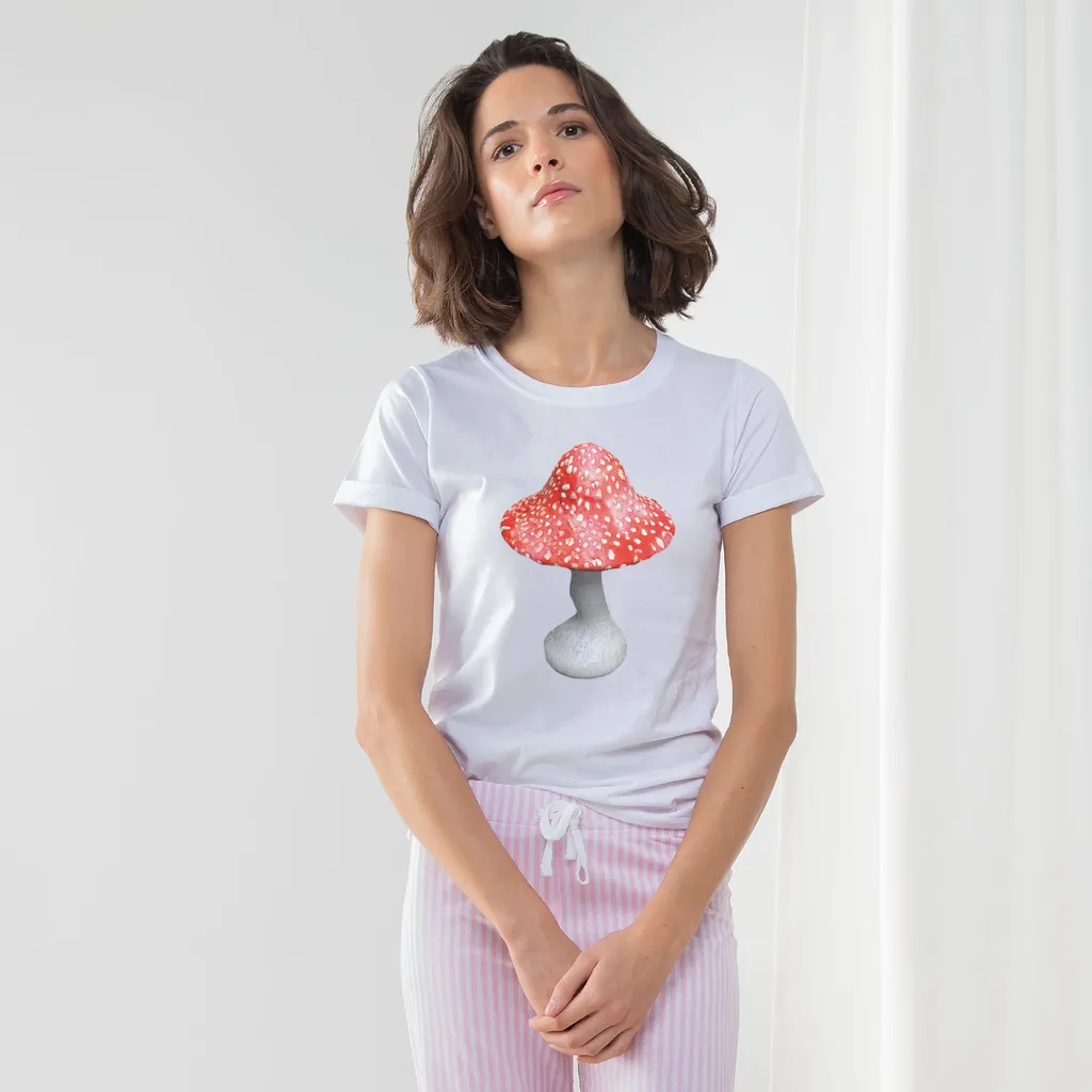 Mushroom Women's Long Pant Pyjama Set