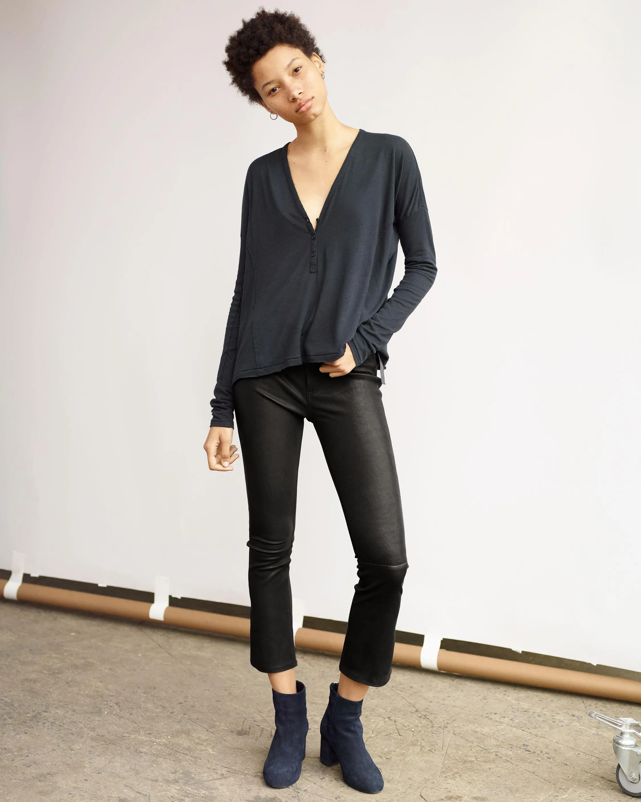 Rag & Bone - Hana Black Leather