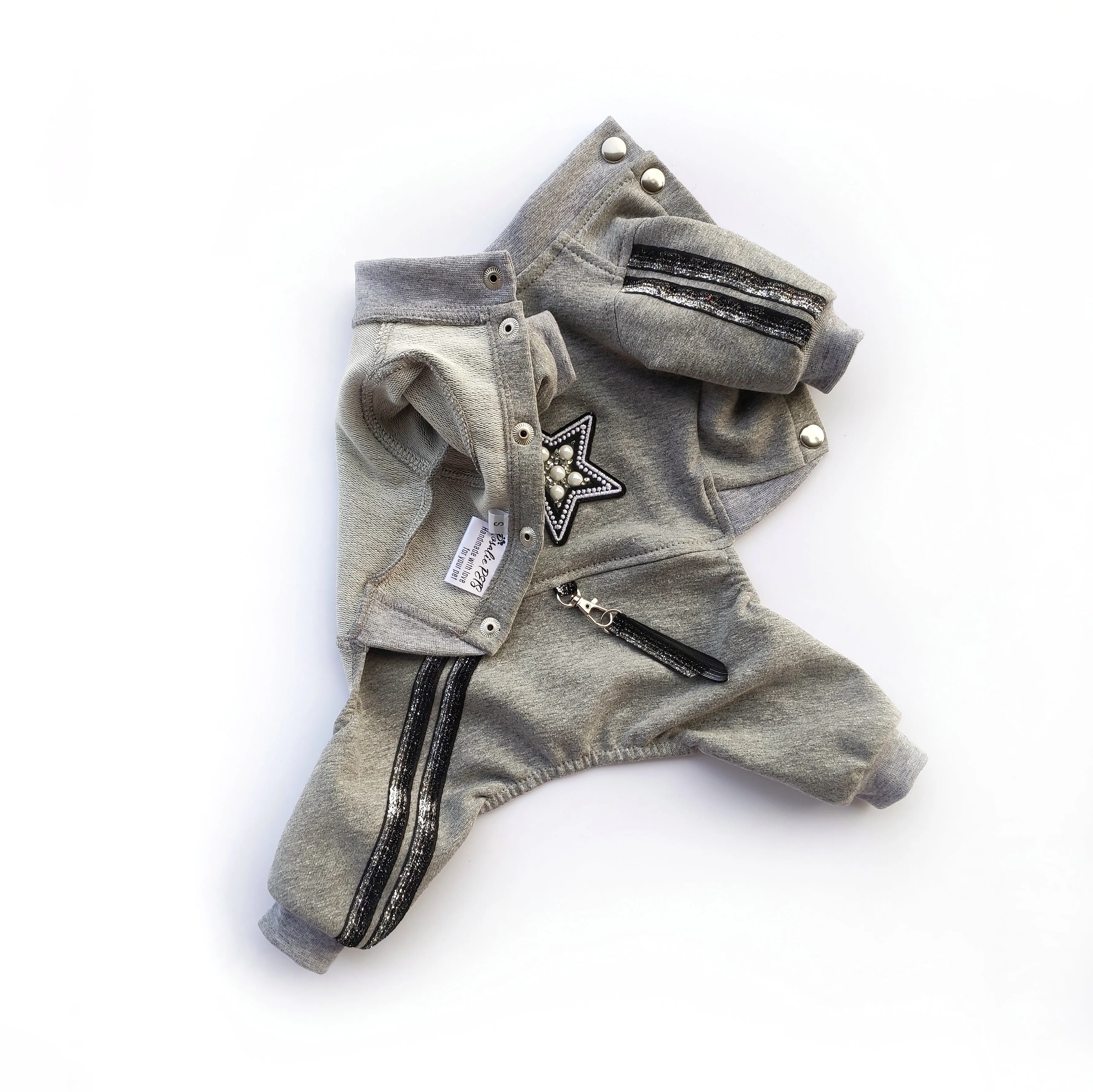 Soft cotton dog jumpsuit