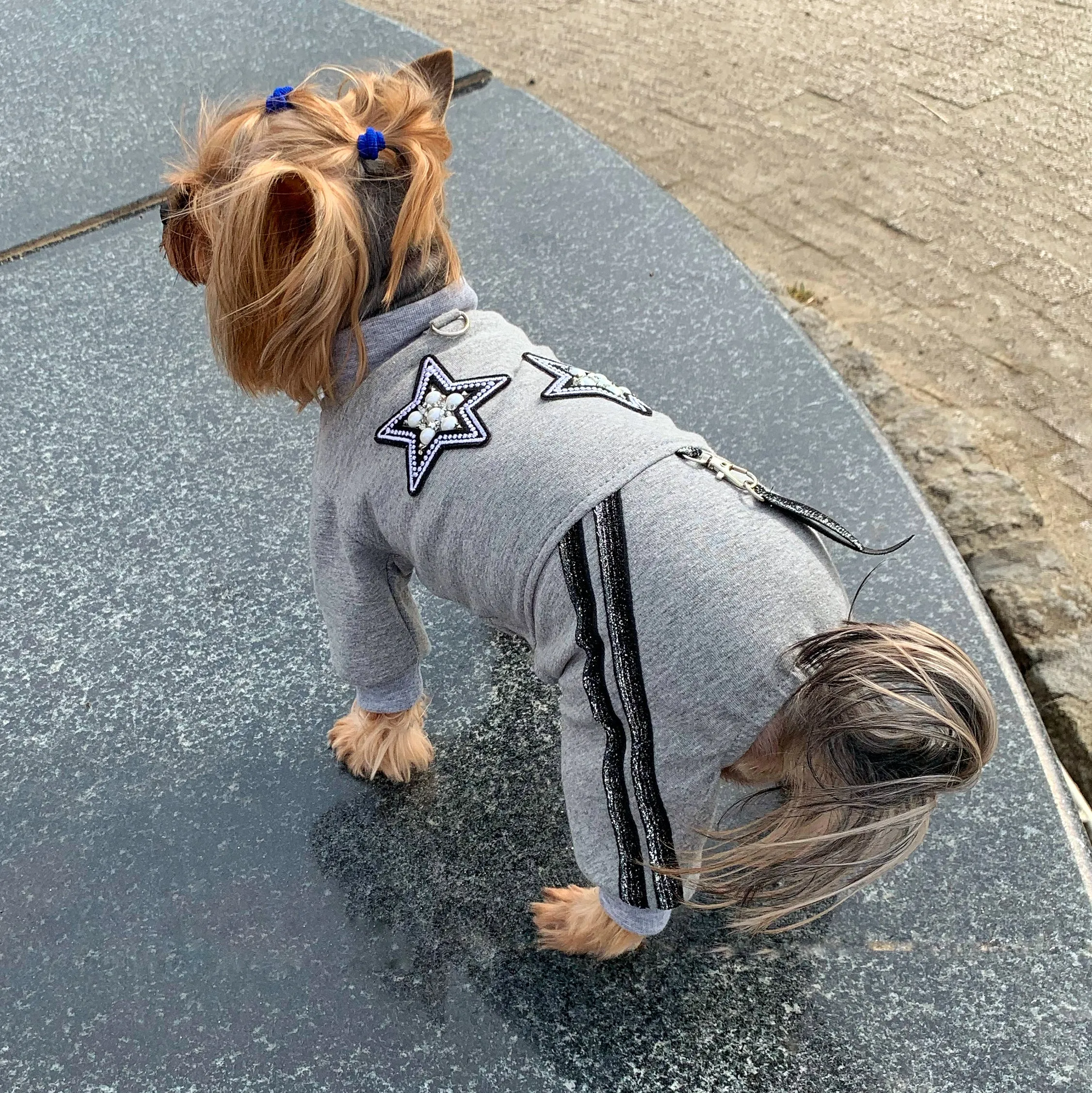 Soft cotton dog jumpsuit