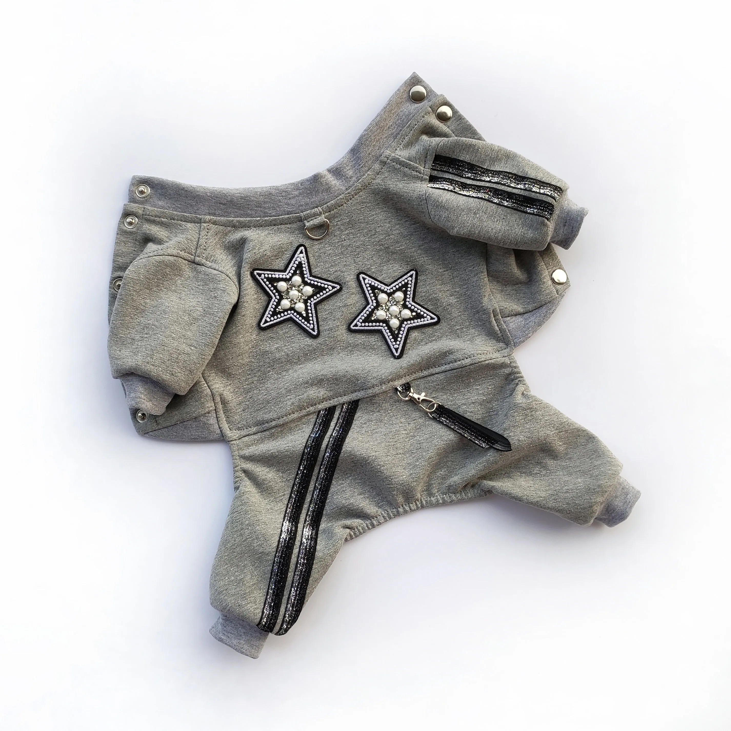 Soft cotton dog jumpsuit