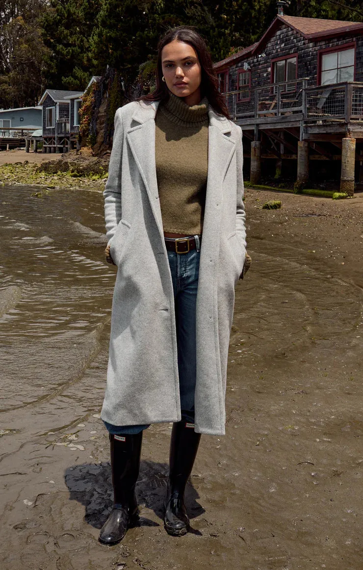 Z Supply Conway Plush Coat, Classic Heather Grey